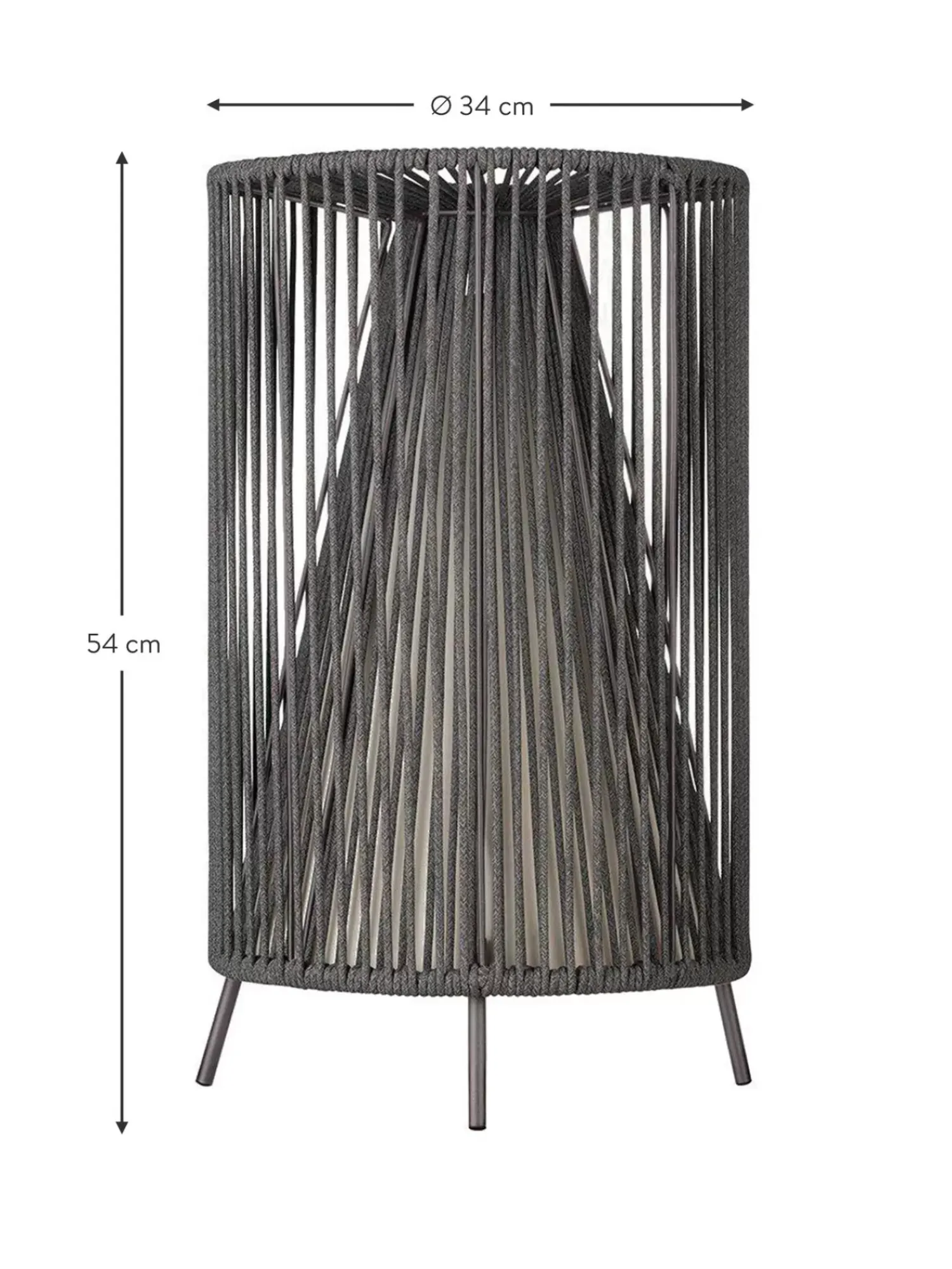 Outlet Mobilna Lampa Zewnetrzna Led Z Funkcja Przyciemniania Rope Lampy Ogrodowe Stojące