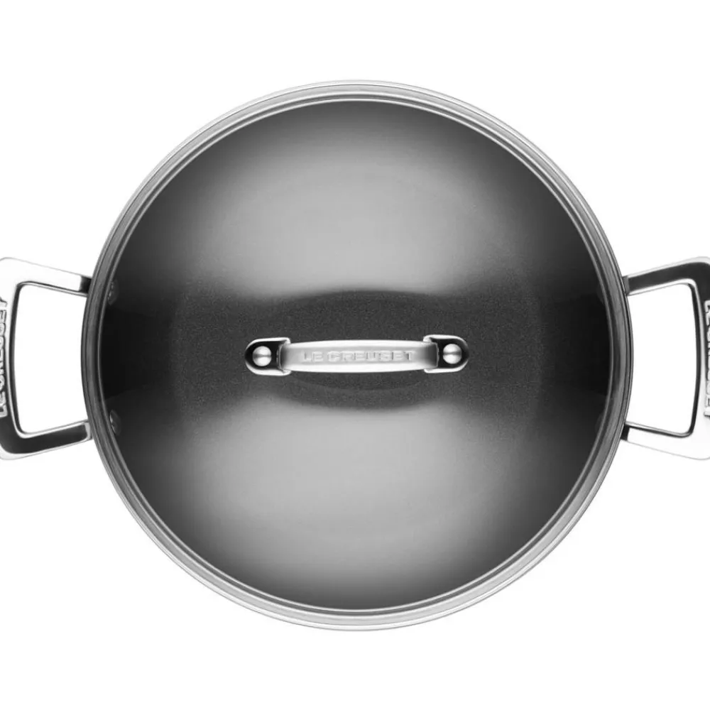 Le Creuset Patelnie>Patelnia Z Powloka Zapobiegajaca Przywieraniu I Pokrywka James