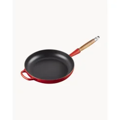 Le Creuset Patelnie>Patelnia Zeliwna Z Drewnianym Uchwytem Signature Collection