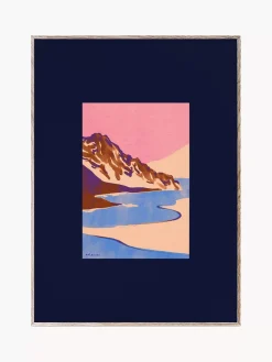 Fashion Plakat Blue Landscape Plakaty