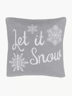 Store Poszewka Na Poduszke Let It Snow Poduszki Dekoracyjne