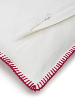 Best Sale Poszewka Na Poduszke Z Bawelny Z Haftowanym Wzorem Folk Poduszki Dekoracyjne