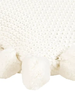 Clearance Poszewka Na Poduszke Z Dzianiny Z Pomponami Molly Poduszki Dekoracyjne