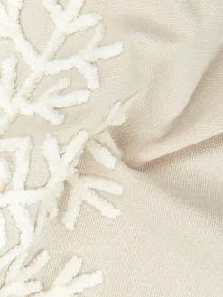 Fashion Poszewka Na Poduszke Z Haftem Snowflake Poduszki Dekoracyjne