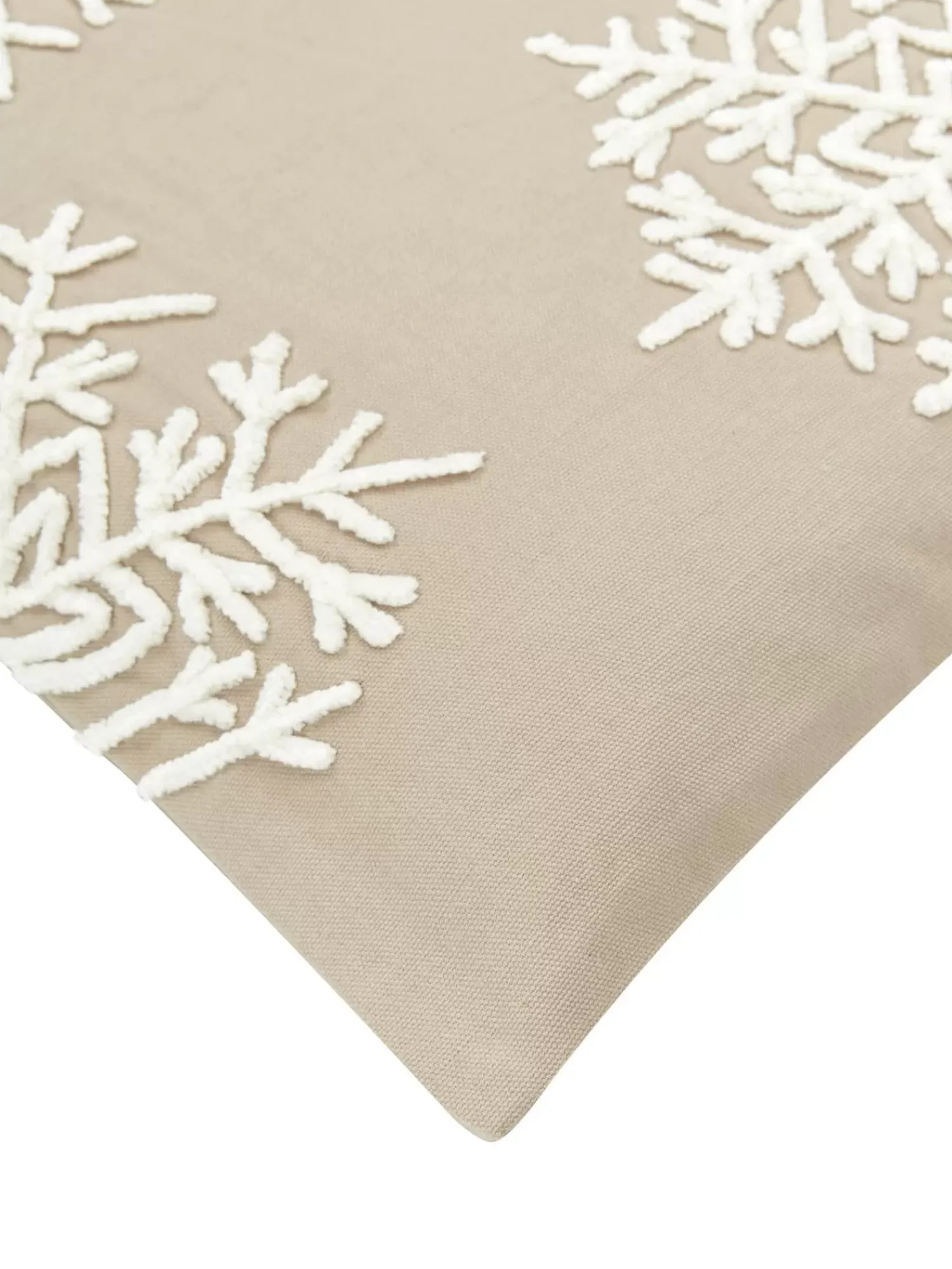Shop Poszewka Na Poduszke Z Haftem Snowflake Poduszki Dekoracyjne