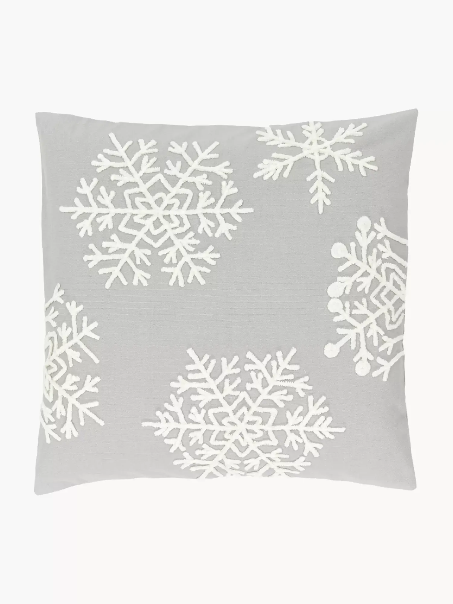 Discount Poszewka Na Poduszke Z Haftem Snowflake Poduszki Dekoracyjne