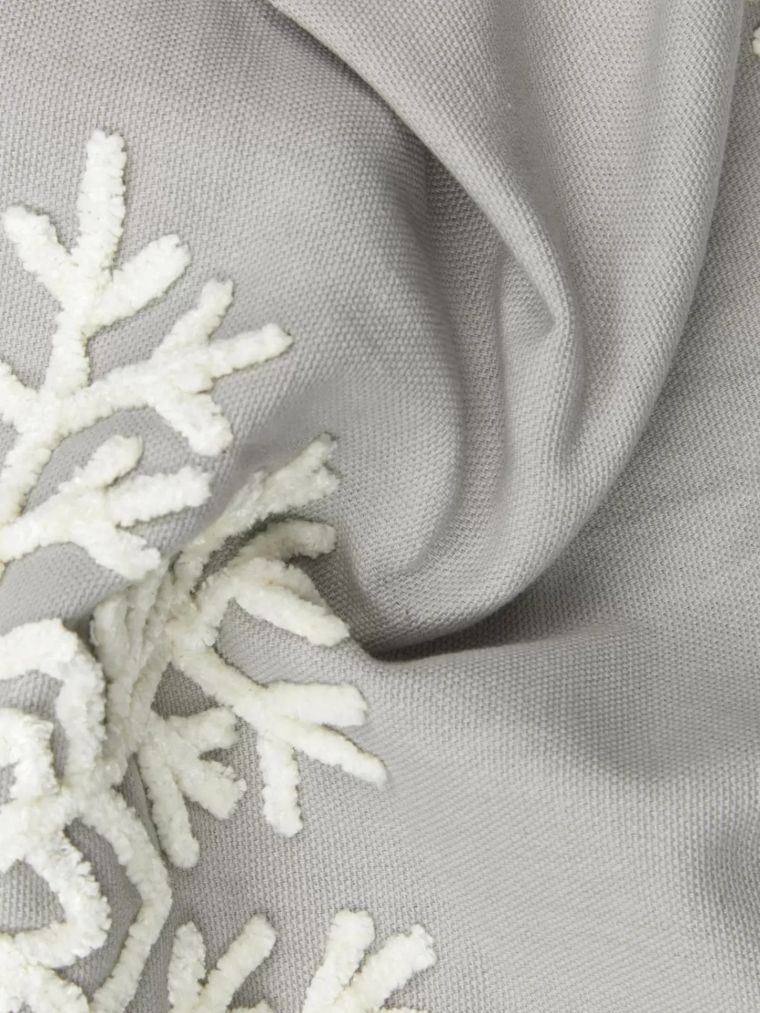 Discount Poszewka Na Poduszke Z Haftem Snowflake Poduszki Dekoracyjne