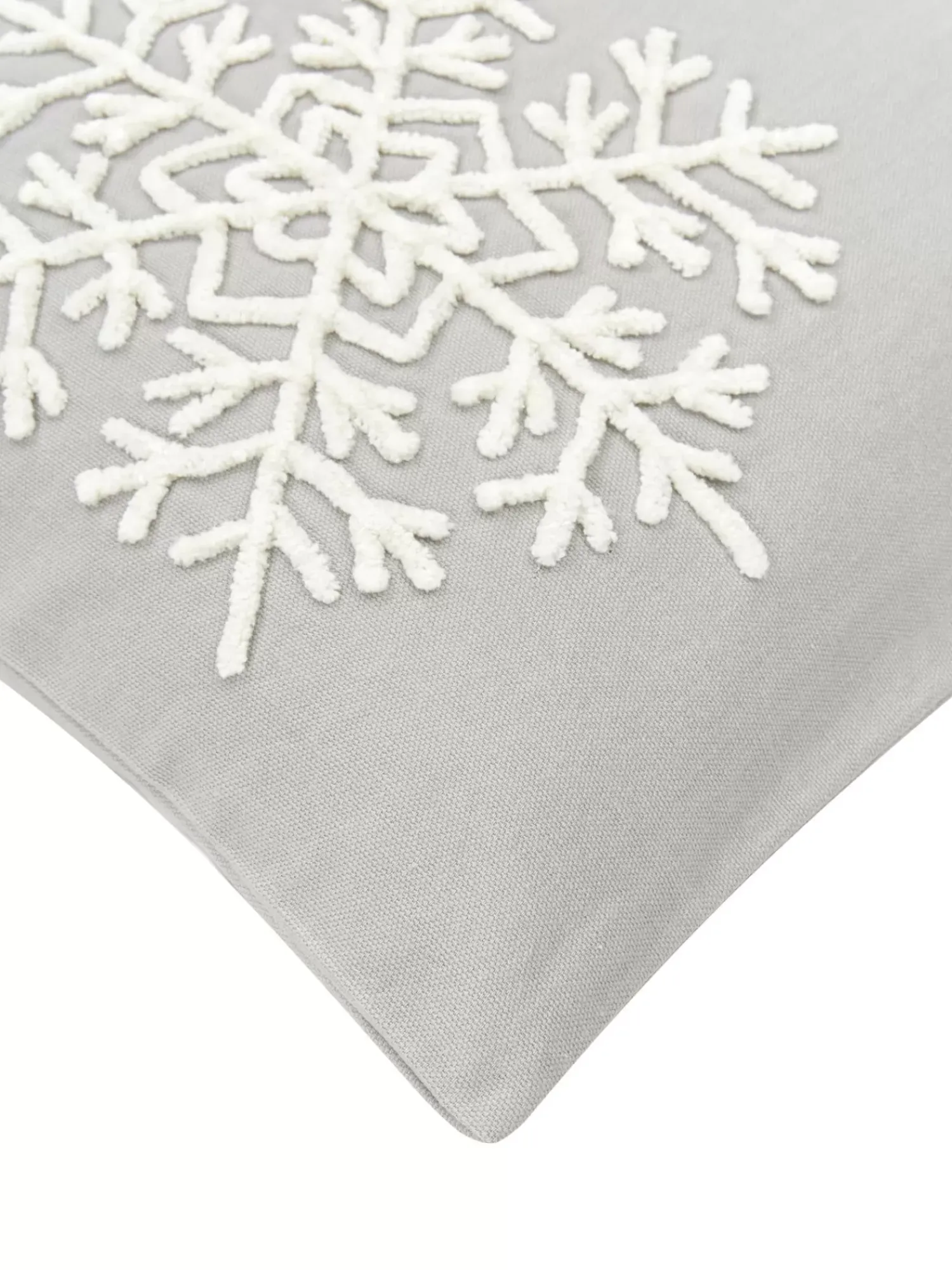 Discount Poszewka Na Poduszke Z Haftem Snowflake Poduszki Dekoracyjne