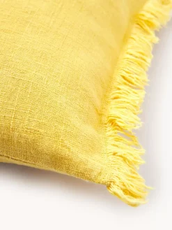 Discount Poszewka Na Poduszke Z Lnu Z Fredzlami Luana Poduszki Dekoracyjne