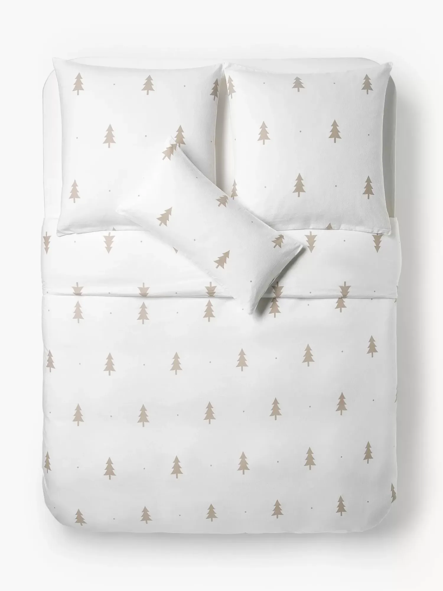 Sale Poszwa Na Koldre Z Flaneli X-Mas Tree Pościel