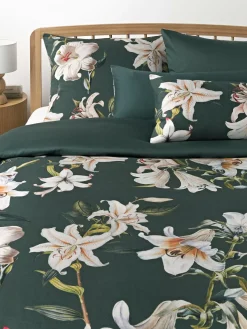 Shop Poszwa Na Koldre Z Satyny Bawelnianej Flori Pościel