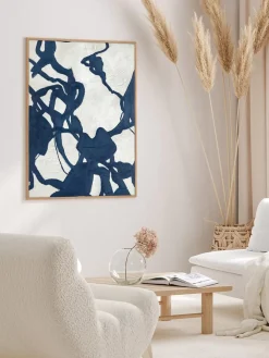 Flash Sale Recznie Malowany Obraz Na Płótnie W Drewnianej Ramie Blueplay Obrazy Na Płótnie