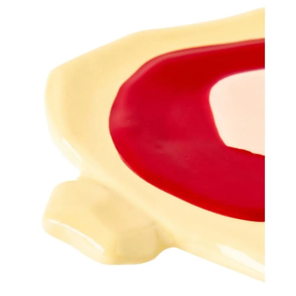 &k amsterdam Półmiski I Deski>Recznie Malowany Talerz Do Serwowania Z Porcelany Chunky