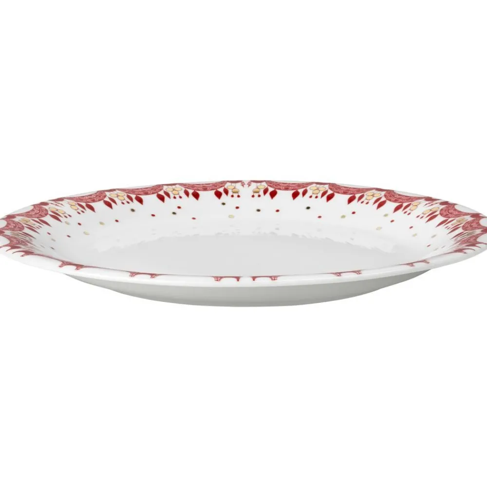 Bjørn Wiinblad Talerze>Recznie Malowany Talerz Duzy Guirlande, 4 Szt.