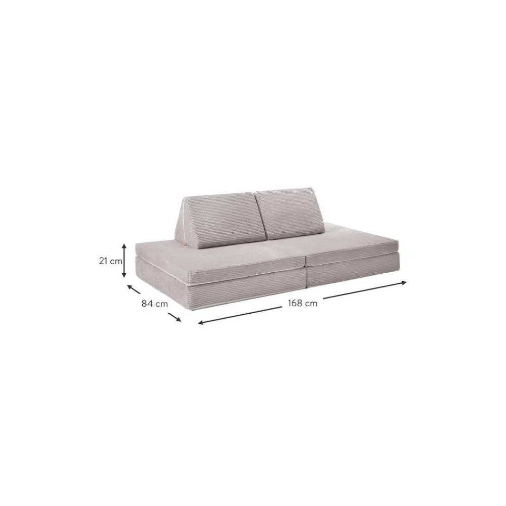 Funzy Worki Do Siedzenia>Recznie Wykonana Dziecieca Sofa Modulowa Ze Sztruksu Mila