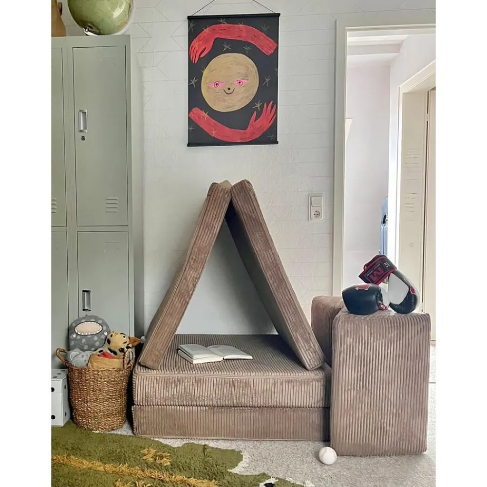 Funzy Worki Do Siedzenia>Recznie Wykonana Dziecieca Sofa Modulowa Ze Sztruksu Mila
