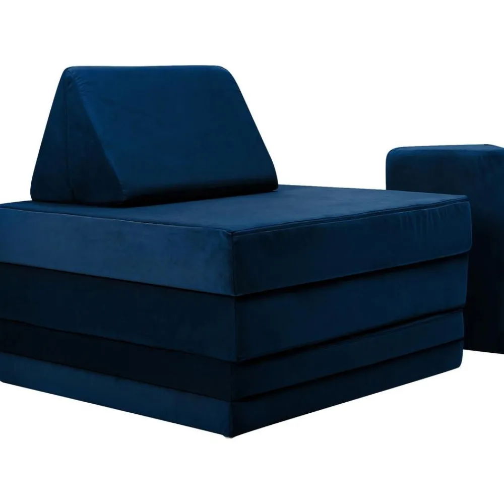 Funzy Worki Do Siedzenia>Recznie Wykonana Dziecieca Sofa Modulowa Z Aksamitu Mila