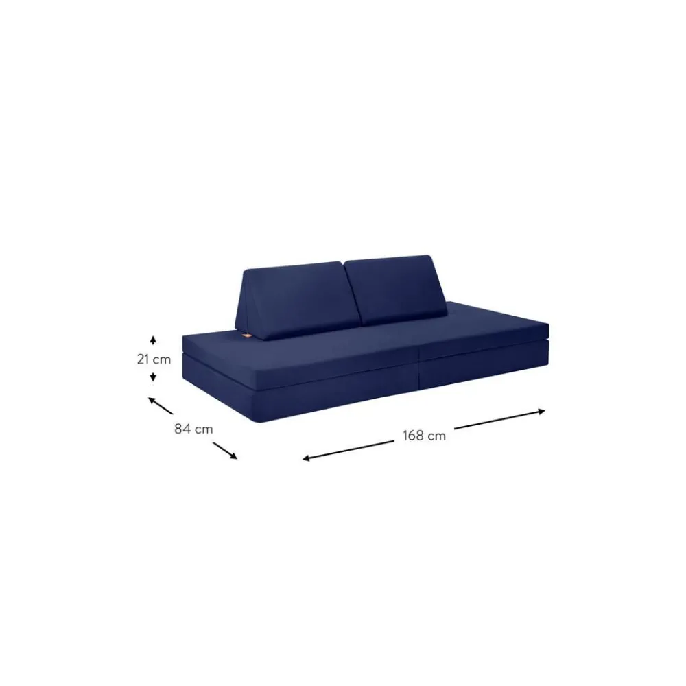Funzy Worki Do Siedzenia>Recznie Wykonana Dziecieca Sofa Modulowa Z Aksamitu Mila