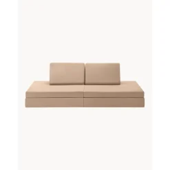 Funzy Worki Do Siedzenia>Recznie Wykonana Dziecieca Sofa Modulowa Z Aksamitu Arktis