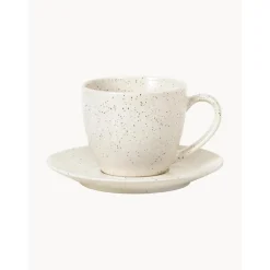 Broste Copenhagen Filiżanki I Kubki>Recznie Wykonana Filizanka Ze Spodkiem Nordic Vanilla