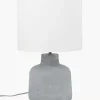 New Recznie Wykonana Lampa Stołowa Z Betonowa Podstawa Ike Lampki Nocne