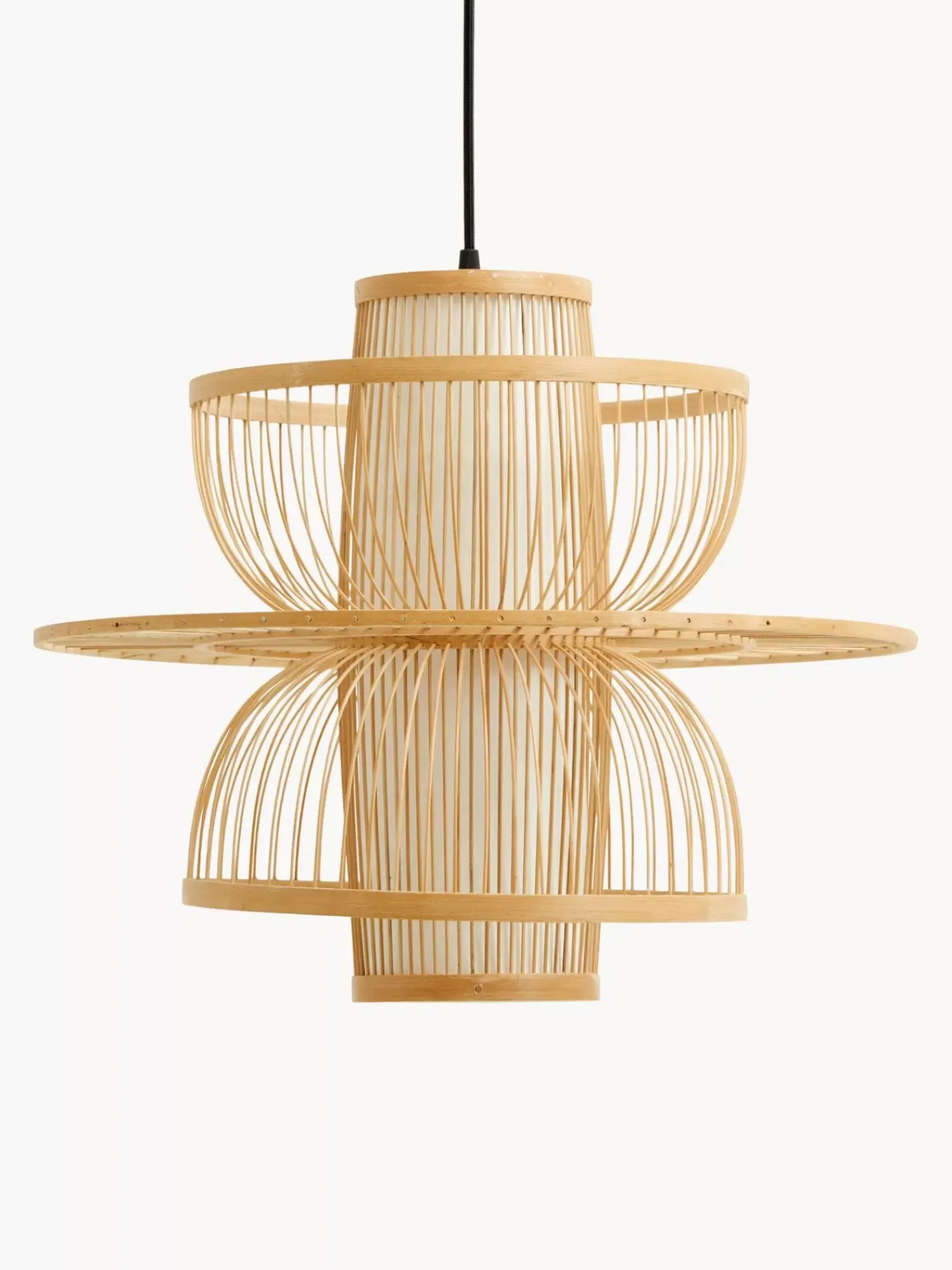Fashion Recznie Wykonana Lampa Wiszaca Z Drewna Bambusowego Sigyn Lampy Wiszące