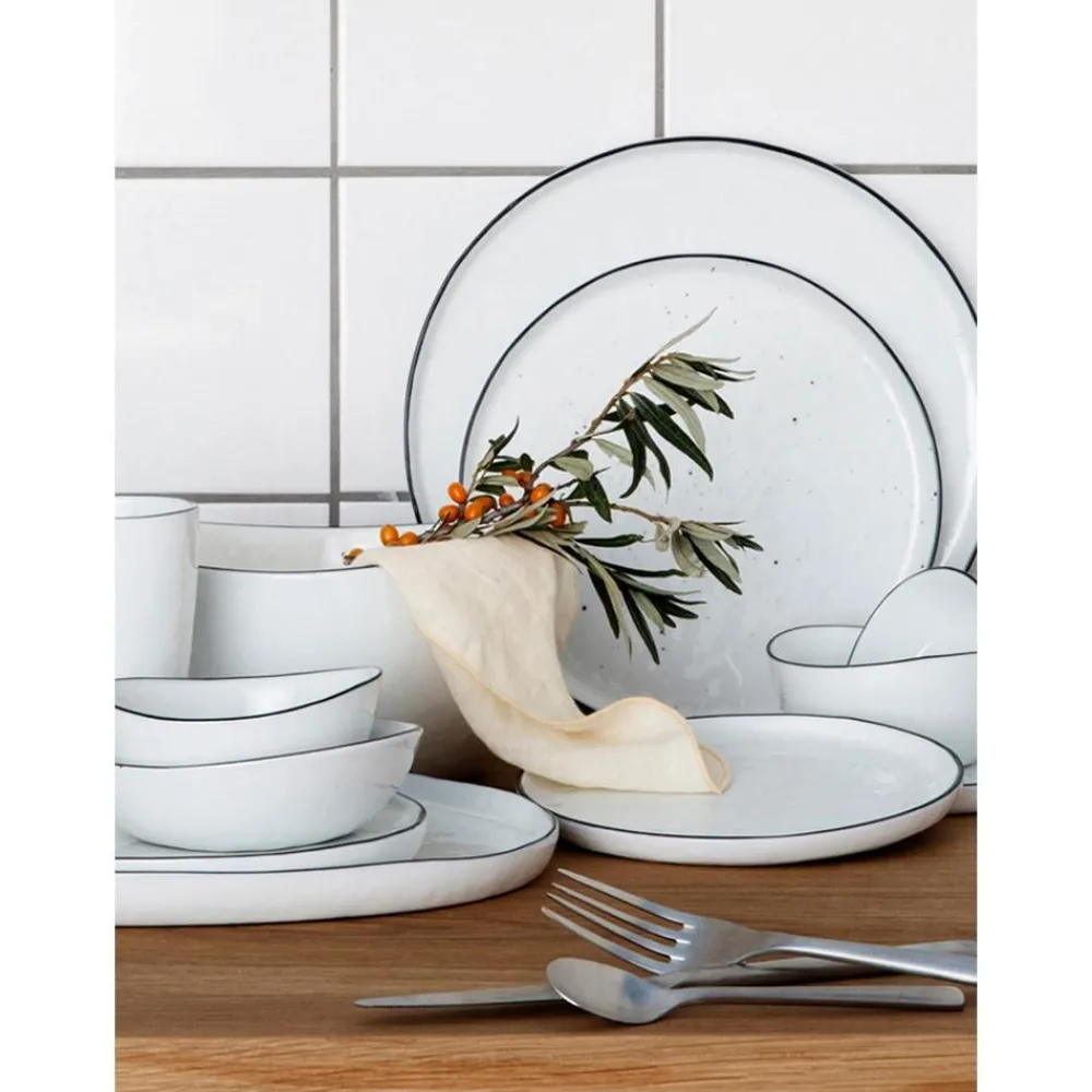 Broste Copenhagen Kolekcje Naczyń>Recznie Wykonana Misa Z Porcelany Salt, 2 Szt.