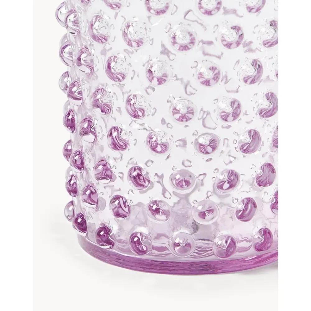 Anna von Lipa Szklanki>Recznie Wykonana Szklanka Hobnail, 6 Szt.