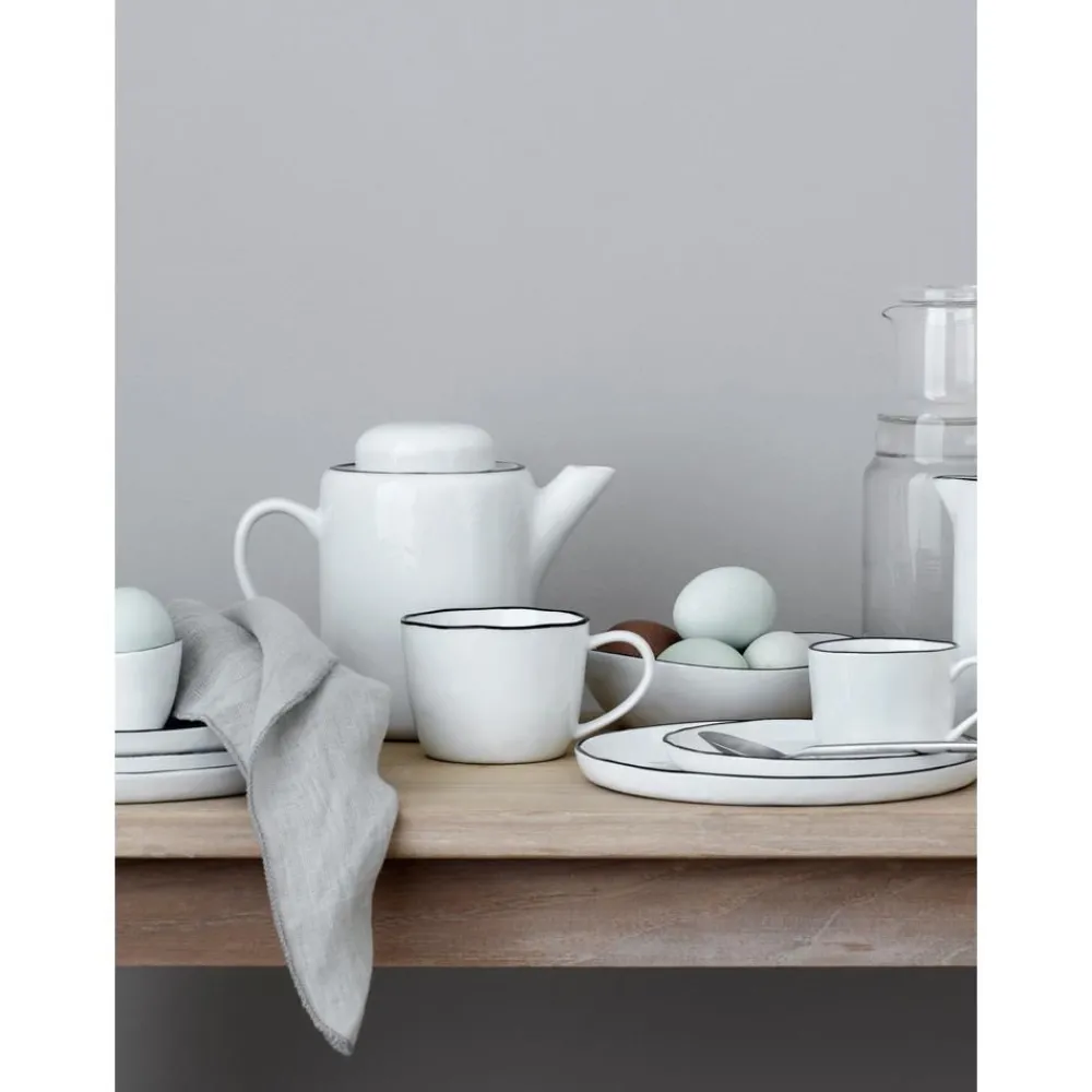 Broste Copenhagen Kolekcje Naczyń>Recznie Wykonany Dzbanek Do Herbaty Z Porcelany Salt, 1,3 L
