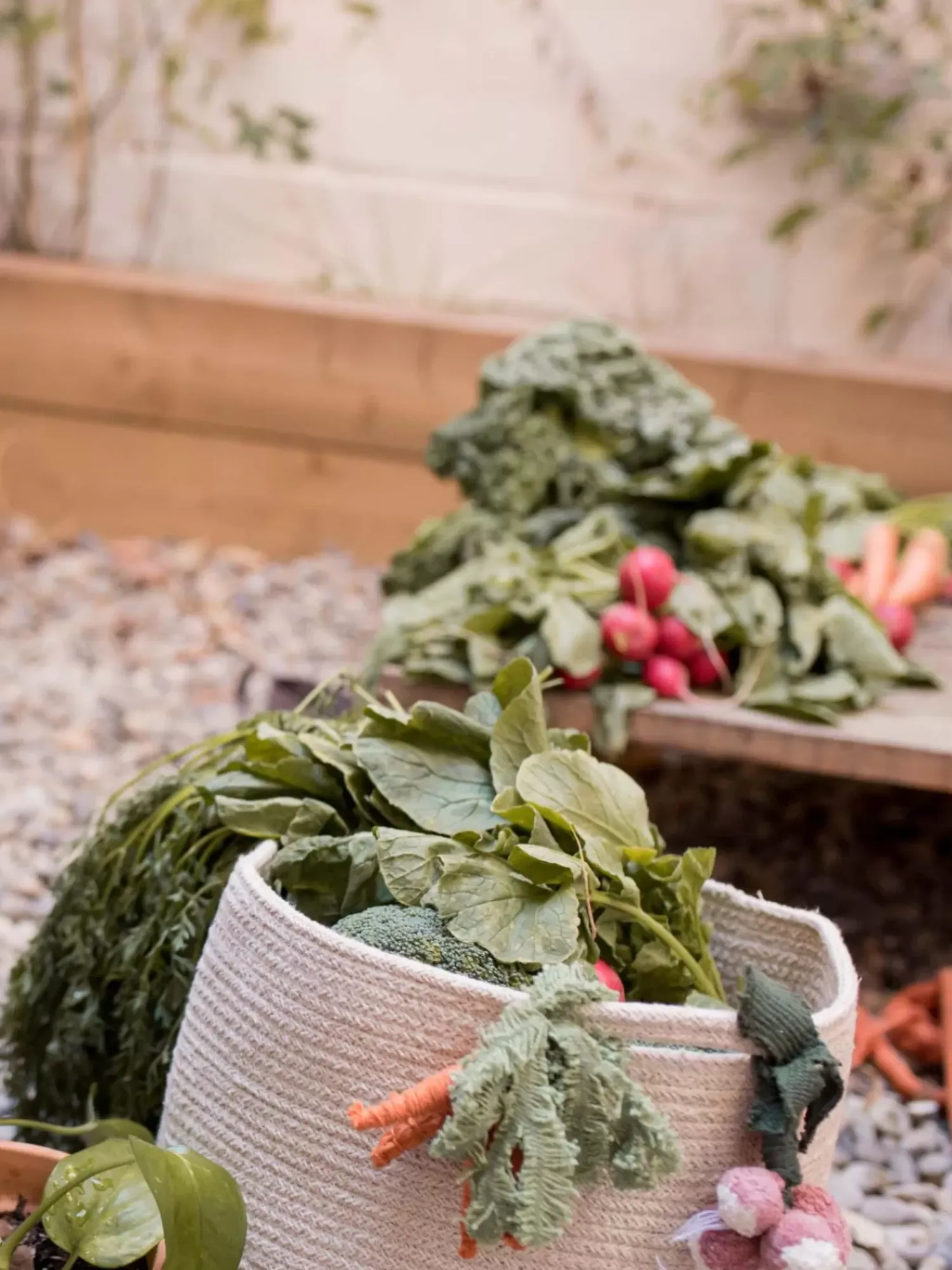 Flash Sale Recznie Wykonany Dzieciecy Kosz Do Przechowywania Veggies Kosze