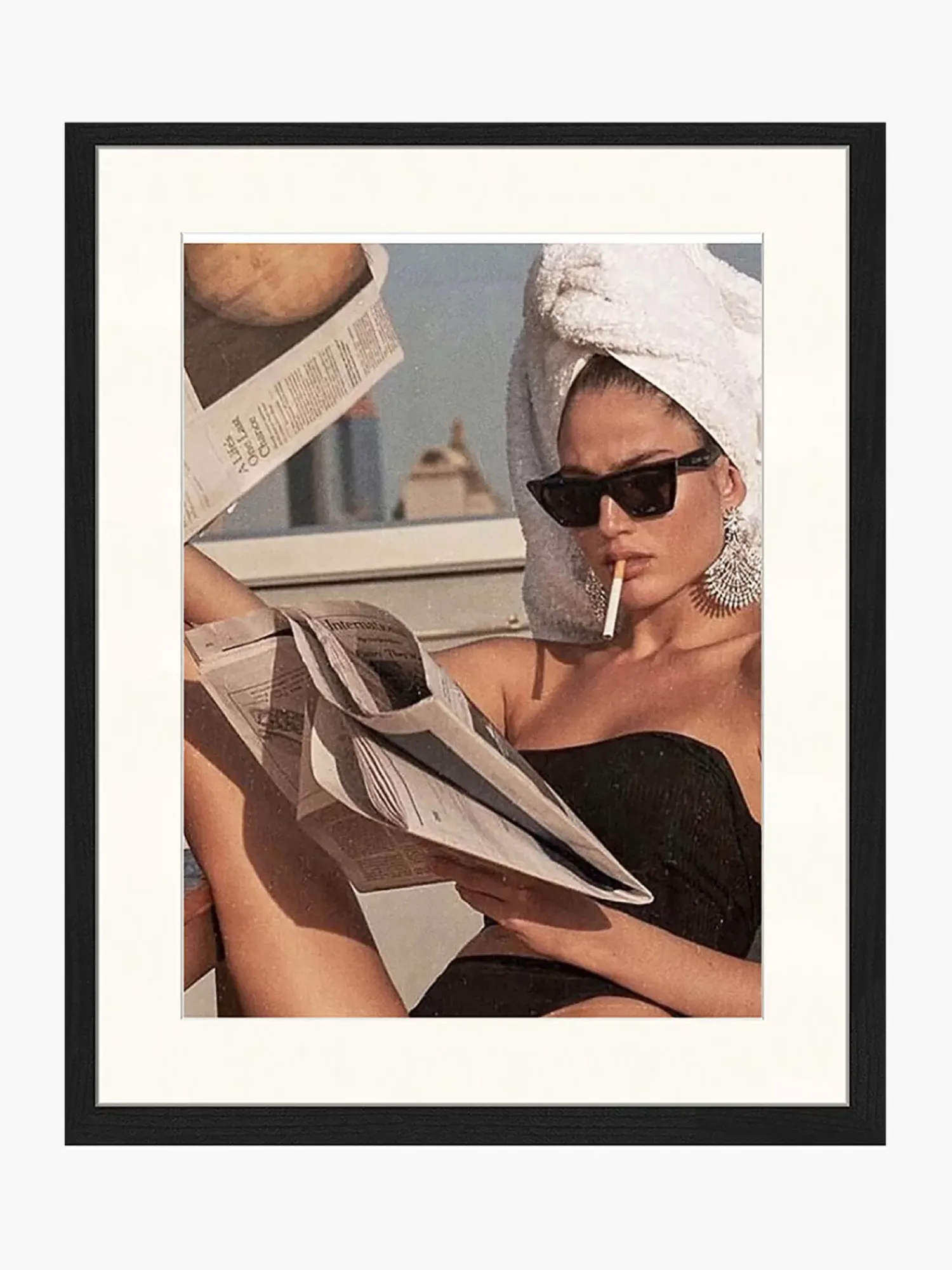 Cheap Recznie Wykonany Oprawiony Druk Cyfrowy My Morning Paper Obrazy I Grafiki