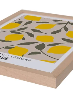 Shop Recznie Wykonany Oprawiony Druk Cyfrowy Make Lemonade Obrazy I Grafiki