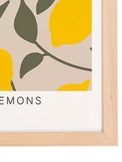 Shop Recznie Wykonany Oprawiony Druk Cyfrowy Make Lemonade Obrazy I Grafiki