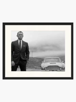 Flash Sale Recznie Wykonany Oprawiony Druk Cyfrowy Daniel Craig As James Bond Obrazy I Grafiki