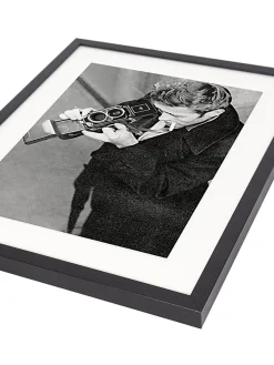 Fashion Recznie Wykonany Oprawiony Druk Cyfrowy James Dean With Camera Obrazy I Grafiki