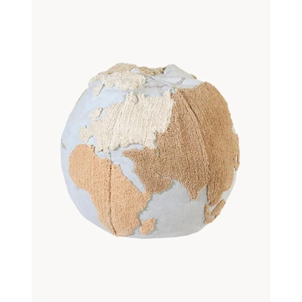 Lorena Canals Worki Do Siedzenia>Recznie Wykonany Puf Dla Dzieci World Map