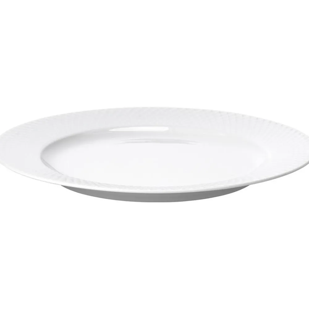 Lyngby Porcelaen Talerze>Recznie Wykonany Talerz Duzy Z Porcelany Rhombe, 4 Szt.