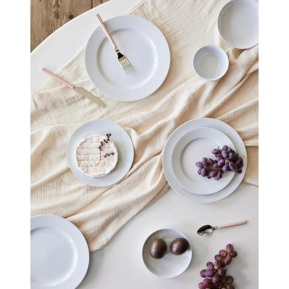 Lyngby Porcelaen Talerze>Recznie Wykonany Talerz Duzy Z Porcelany Rhombe, 4 Szt.
