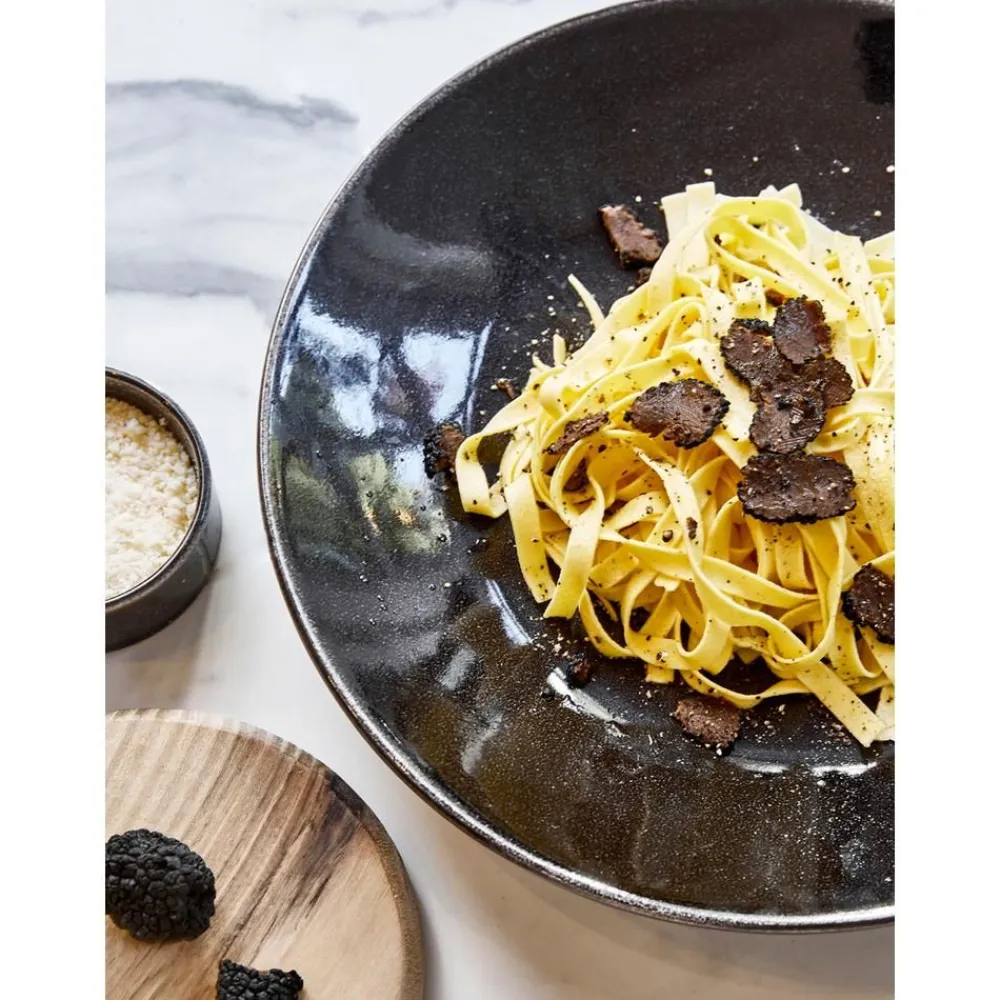 Broste Copenhagen Kolekcje Naczyń>Recznie Wykonany Talerz Gleboki Nordic Coal, 4 Szt.