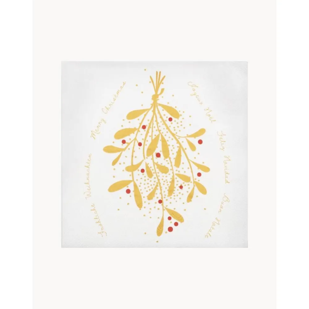 Räder Serwetki I Obrączki>Serwetka Z Papieru Mistletoe, 20 Szt.