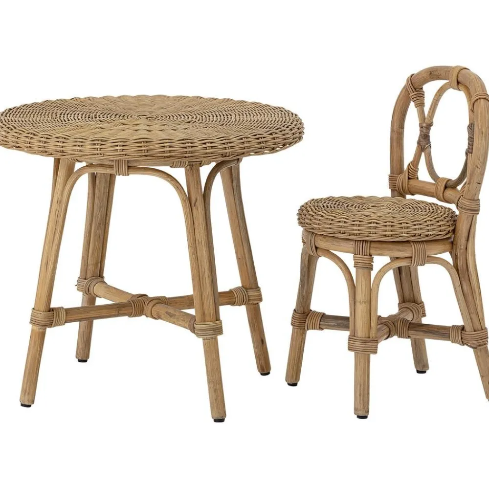 Bloomingville mini Stoliki>Stół Dla Dzieci Z Rattanu Hortense