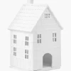 Discount Swiecznik Domek Z Porcelany Living Świeczniki Na Tealighty