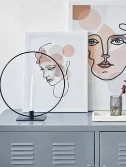 Outlet Swiecznik Z Metalu Agell Świeczniki