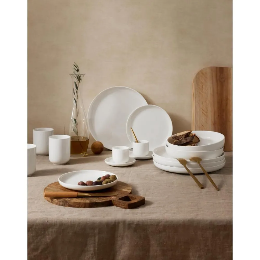 * Kolekcje Naczyń>Talerz Gleboki Z Porcelany Nessa, 2 Szt.
