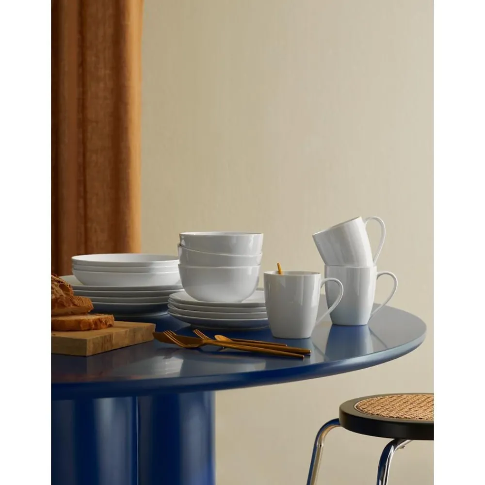 * Kolekcje Naczyń>Talerz Sniadaniowy Z Porcelany Delight Modern, 4 Szt.