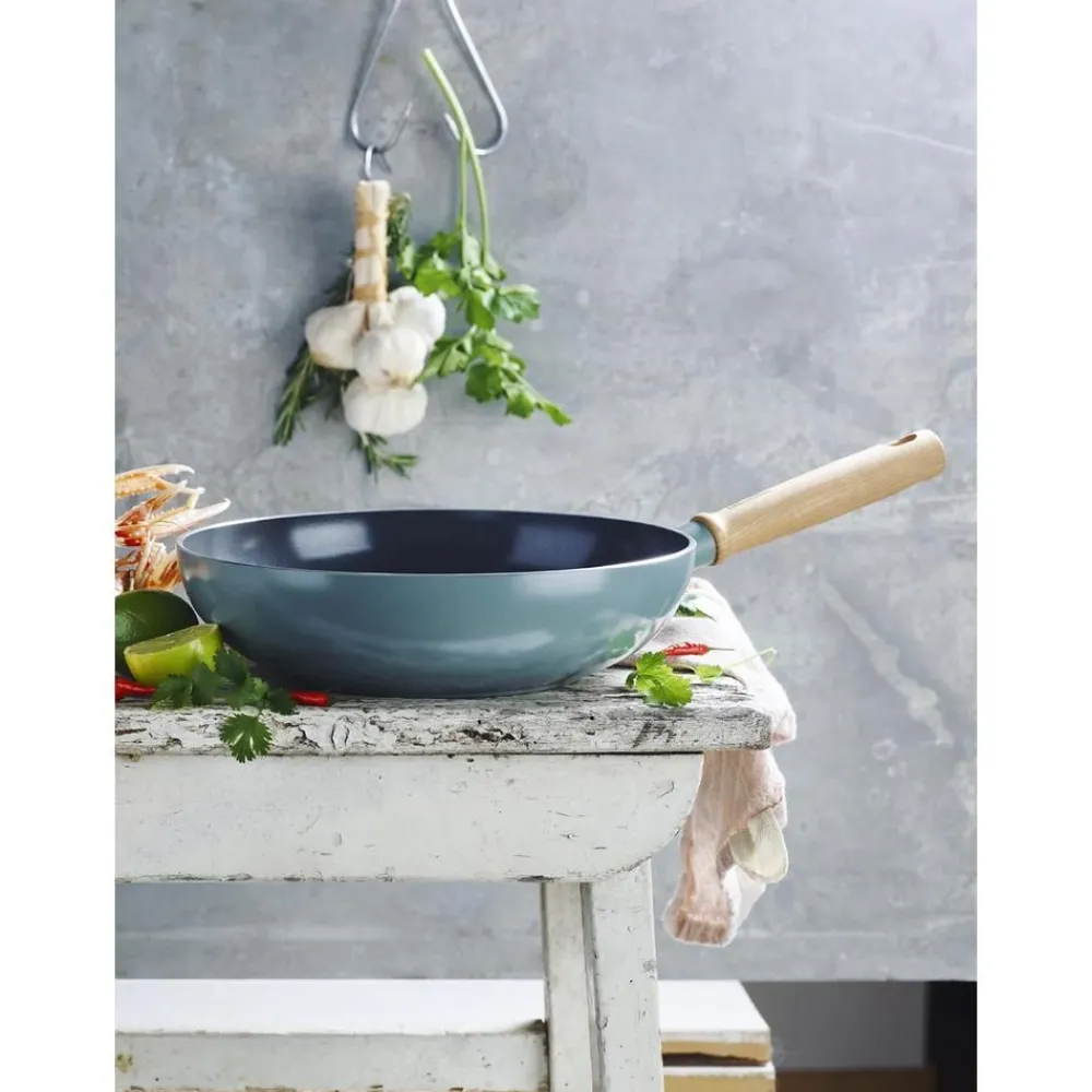 GreenPan Patelnie>Wok Z Powloka Zapobiegajaca Przywieraniu Mayflower