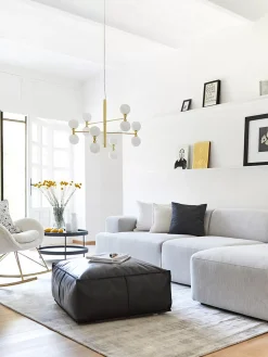 Fashion Zyrandol Ze Szklanymi Kulami Grover Lampy Wiszące